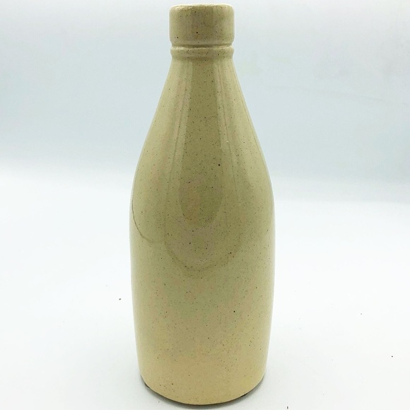 Pottery Barn Accents Tan Stoneware Bottle Vase Poshmark